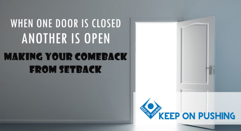 When one door is closed another is open