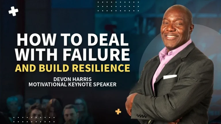 How to deal with failure: Devon Harris, motivational keynote speaker