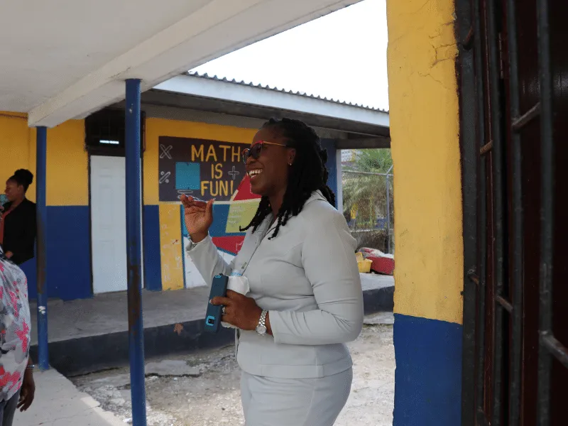 Teacher at a primary school supported by the foundation